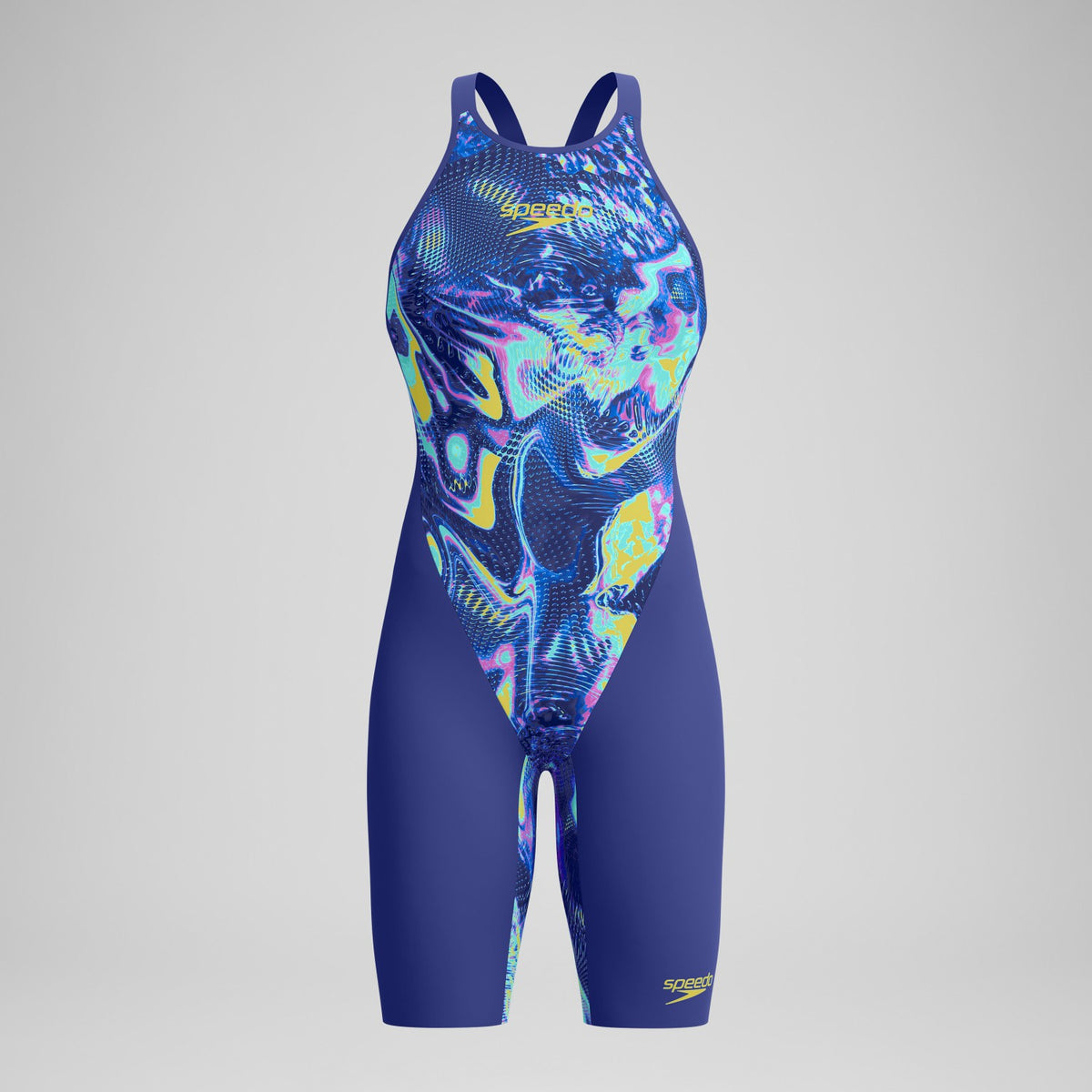 Fastskin LZR Pure Valor 2.0 Closedback Kneeskin Blue/Navy | Speedo