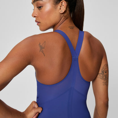 Fastskin LZR Pure Valor 2.0 Closedback Kneeskin Blue/Navy | Speedo