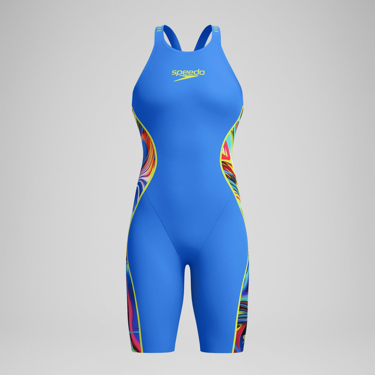 Fastskin LZR Pure Intent 2.0 Closedback Kneeskin Blue/Yellow/R | Speedo