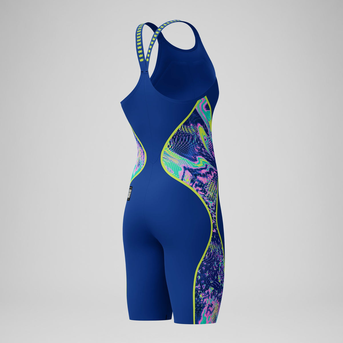 Fastskin LZR Pure Intent 2.0 Closedback Kneeskin Navy/Blue/Yel | Speedo