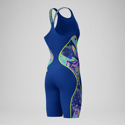 Fastskin LZR Pure Intent 2.0 Closedback Kneeskin Navy/Blue/Yel | Speedo