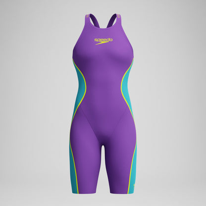 Fastskin LZR Pure Intent 2.0 Closedback Kneeskin Purple/Blue | Speedo