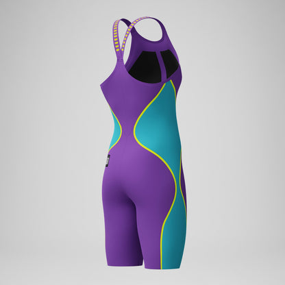 Fastskin LZR Pure Intent 2.0 Closedback Kneeskin Purple/Blue | Speedo