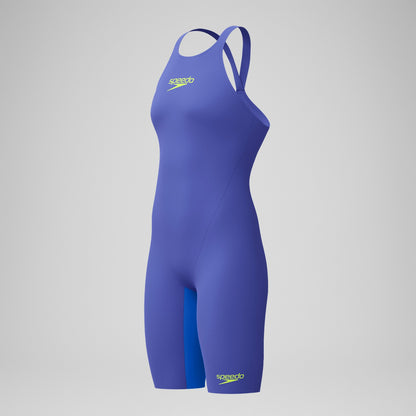 Fastskin LZR Pure Valor 2.0 Closedback Kneeskin Blue/Purple | Speedo