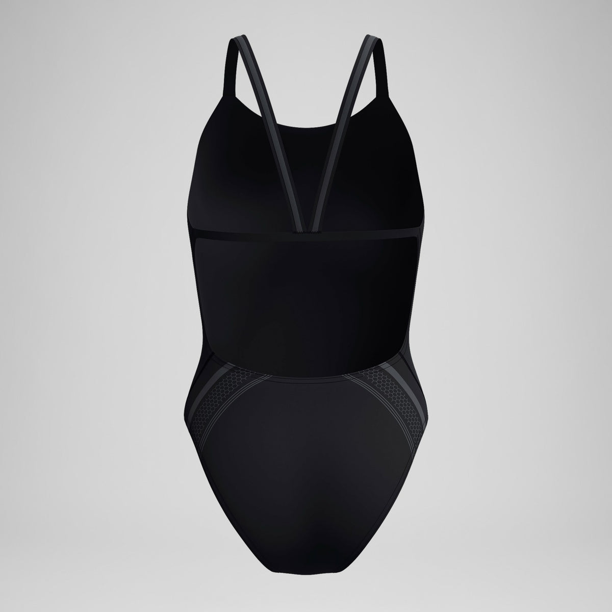 V Class Printed Active Back Swimsuit Black | Speedo