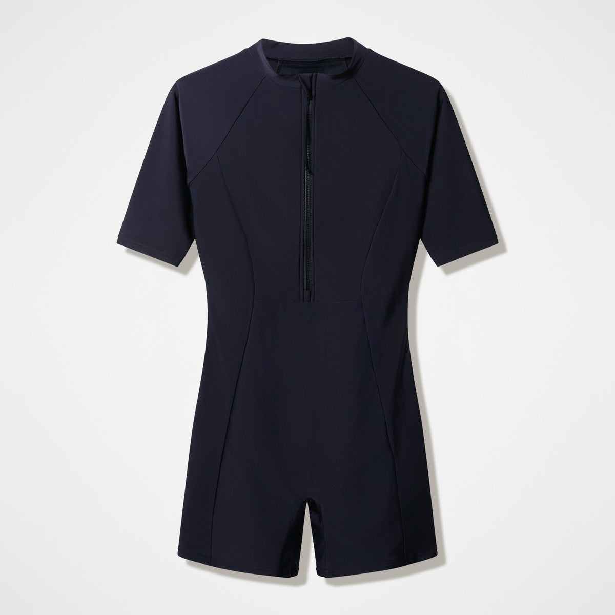 Modern Coverage Short Sleeve Legsuit Black | Speedo