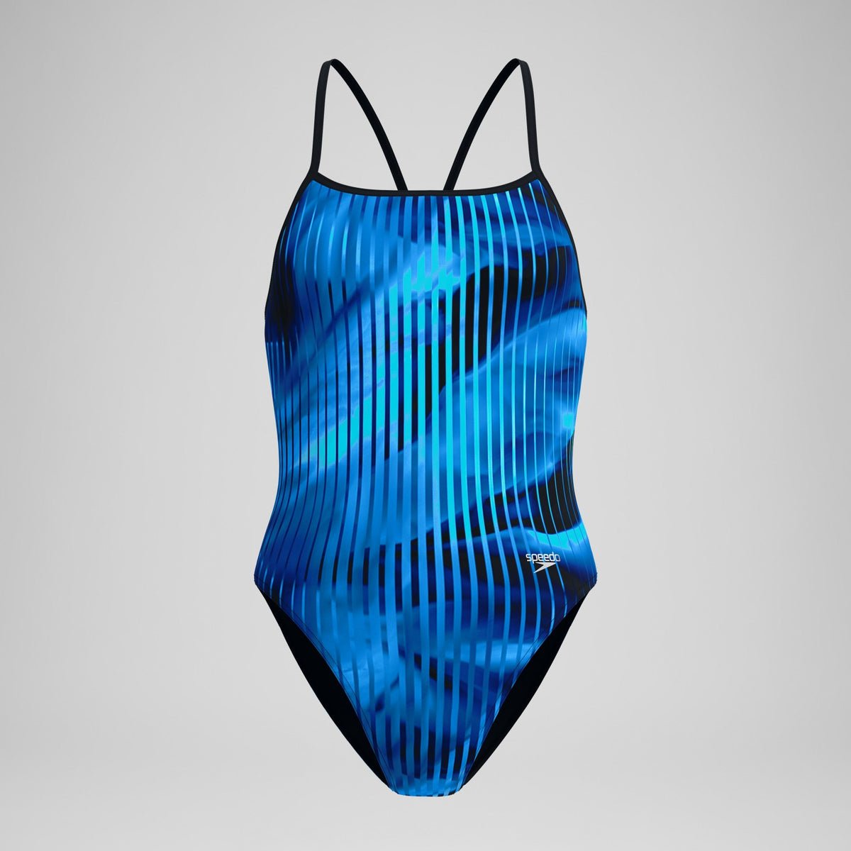Club Training Printed Turnback Swimsuit Blue | Speedo