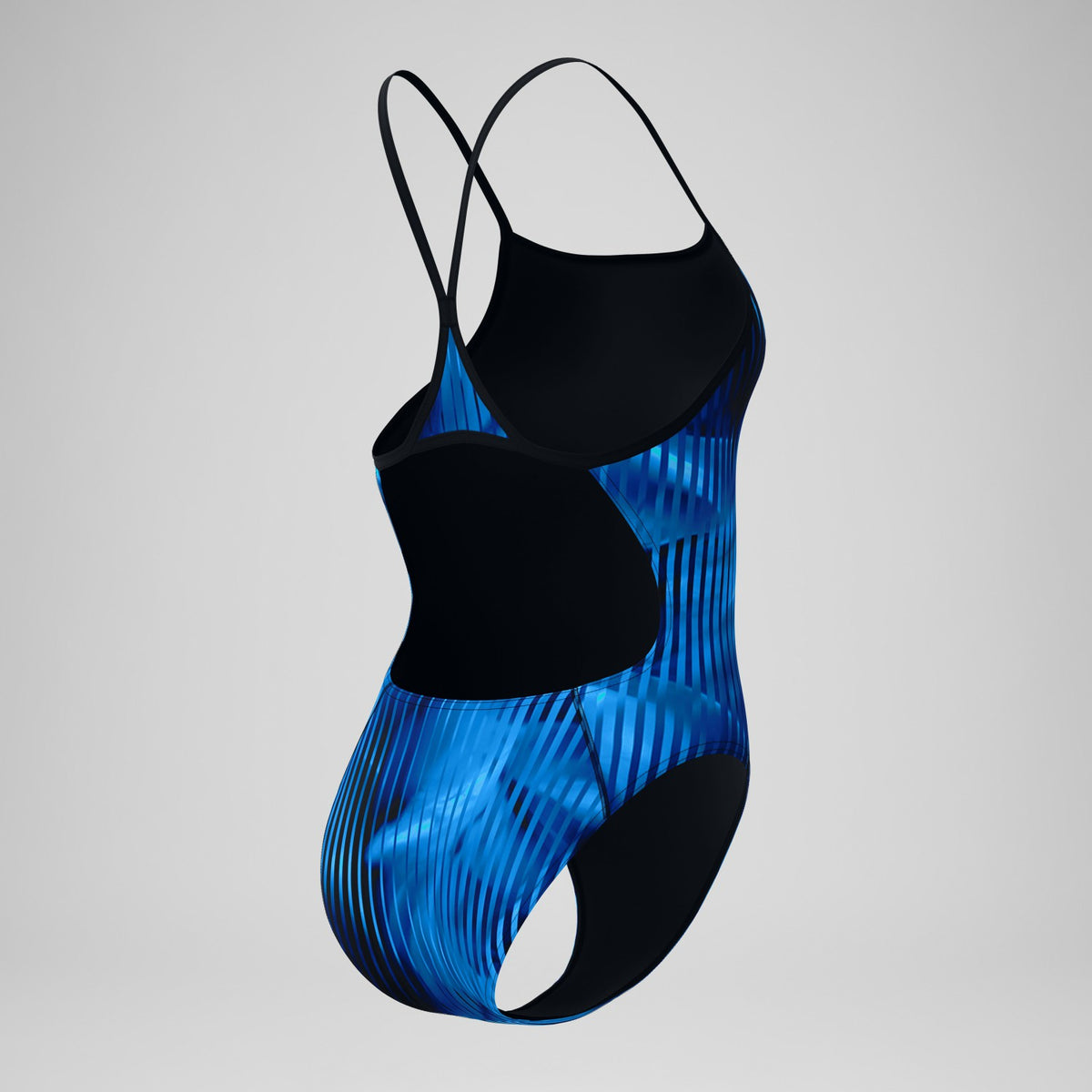 Club Training Printed Turnback Swimsuit Blue | Speedo