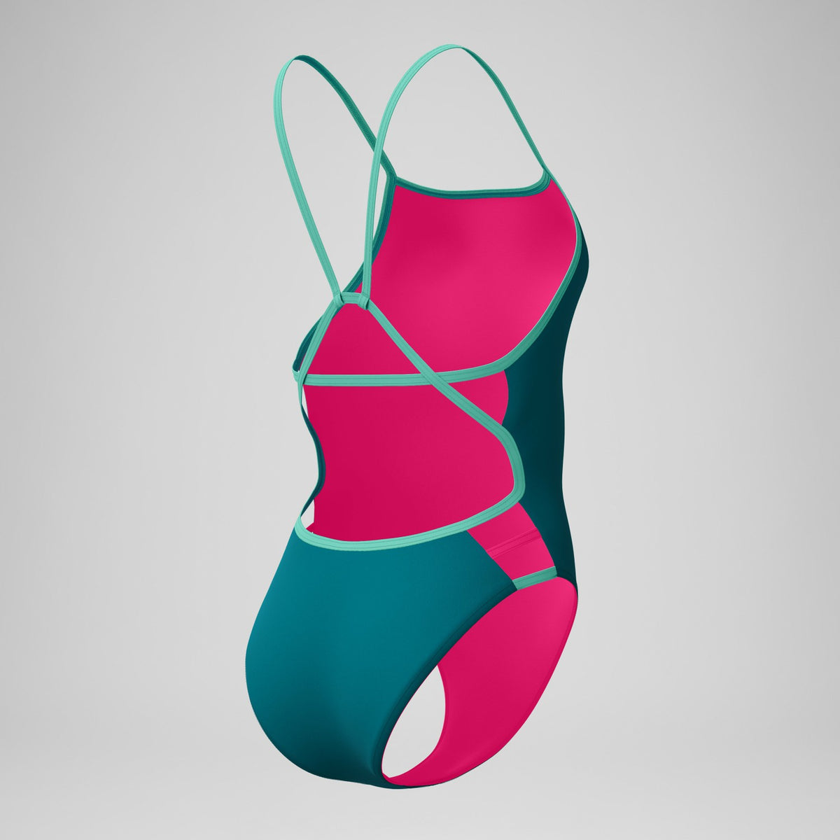 Club Training Tri Back Swimsuit Teal/Blue | Speedo