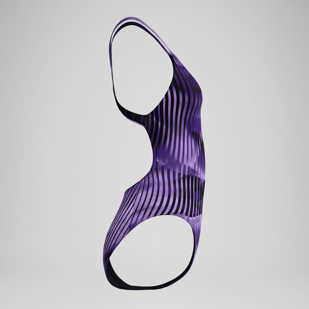 Club Training Printed Leaderback Swimsuit Purple | Speedo