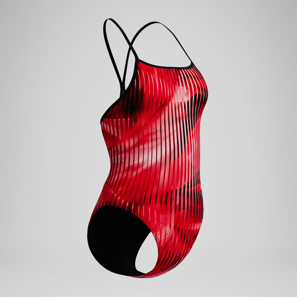 Club Training Printed Turnback Swimsuit Red | Speedo