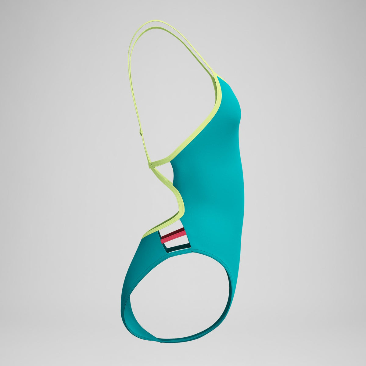 Club Training Solid Tri Back Swimsuit Green/Yellow | Speedo