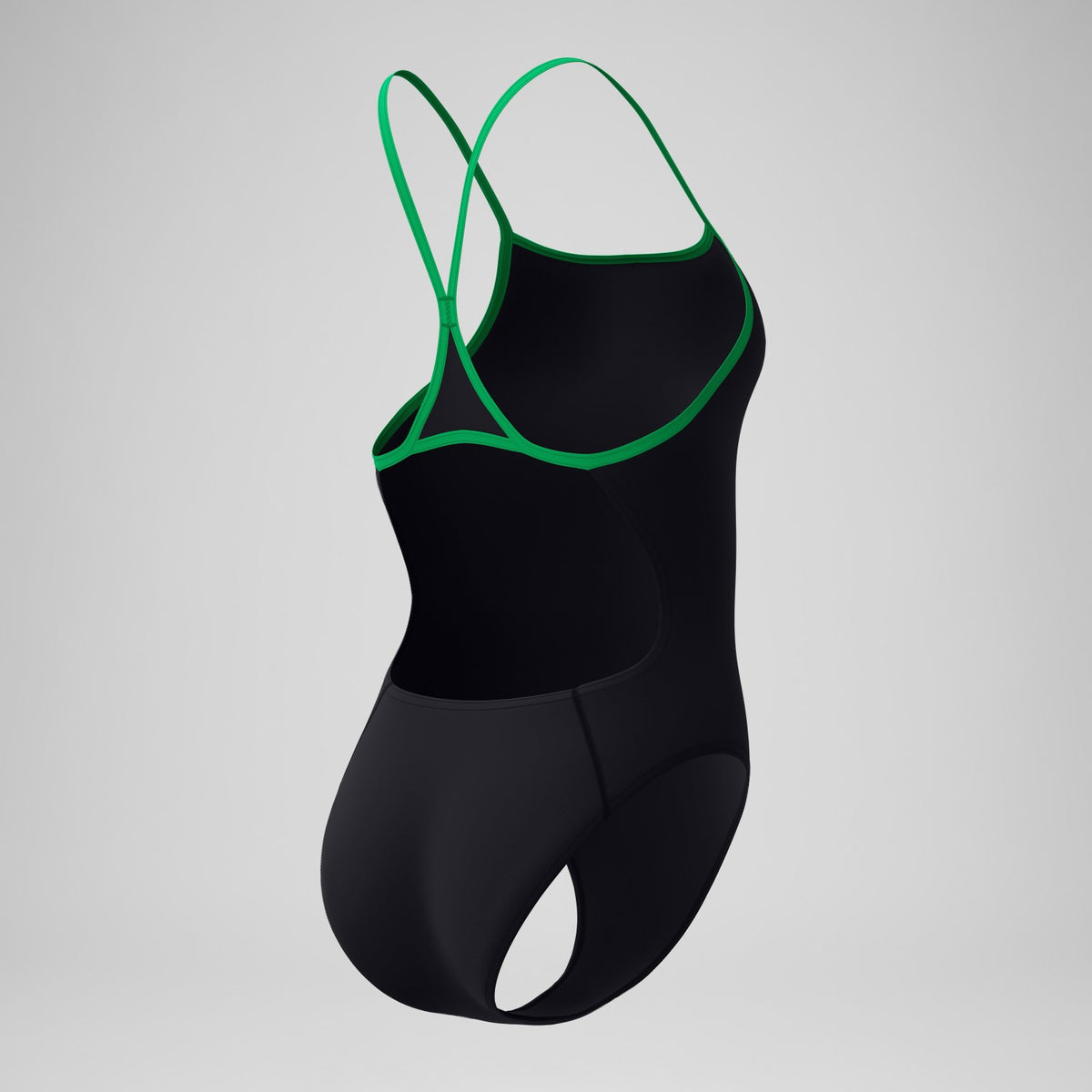 Club Training Turnback Swimsuit Black/Green | Speedo
