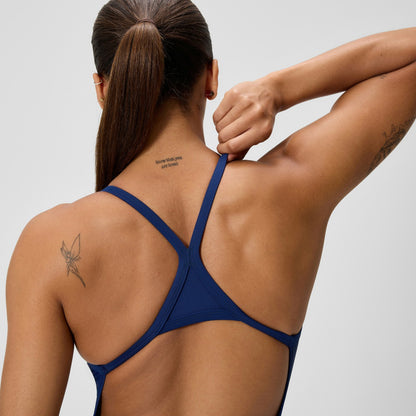 Club Training Turnback Swimsuit Navy | Speedo
