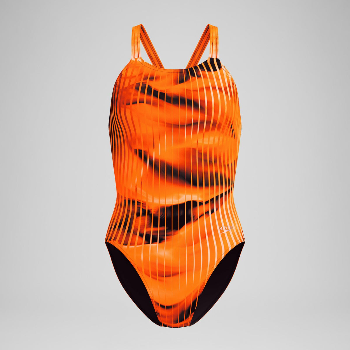 Club Training Printed Leaderback Swimsuit Orange | Speedo