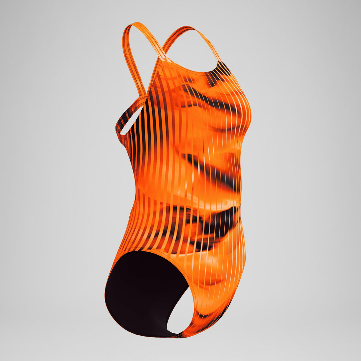 Club Training Printed Leaderback Swimsuit Orange | Speedo