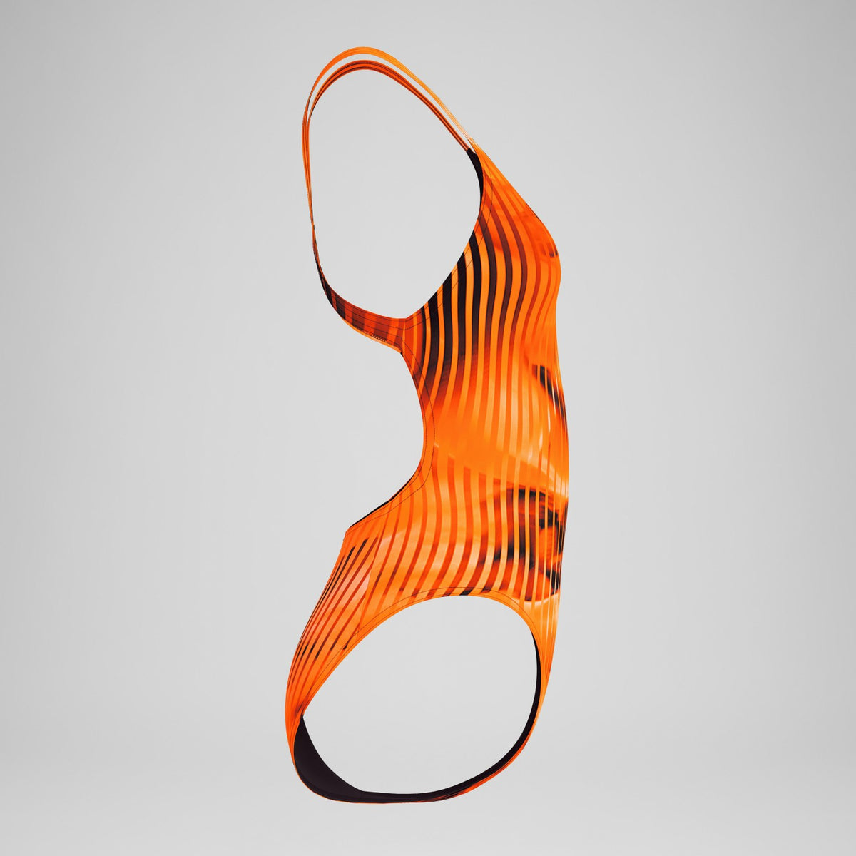 Club Training Printed Leaderback Swimsuit Orange | Speedo