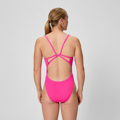 Club Training Web Back Swimsuit Pink | Speedo