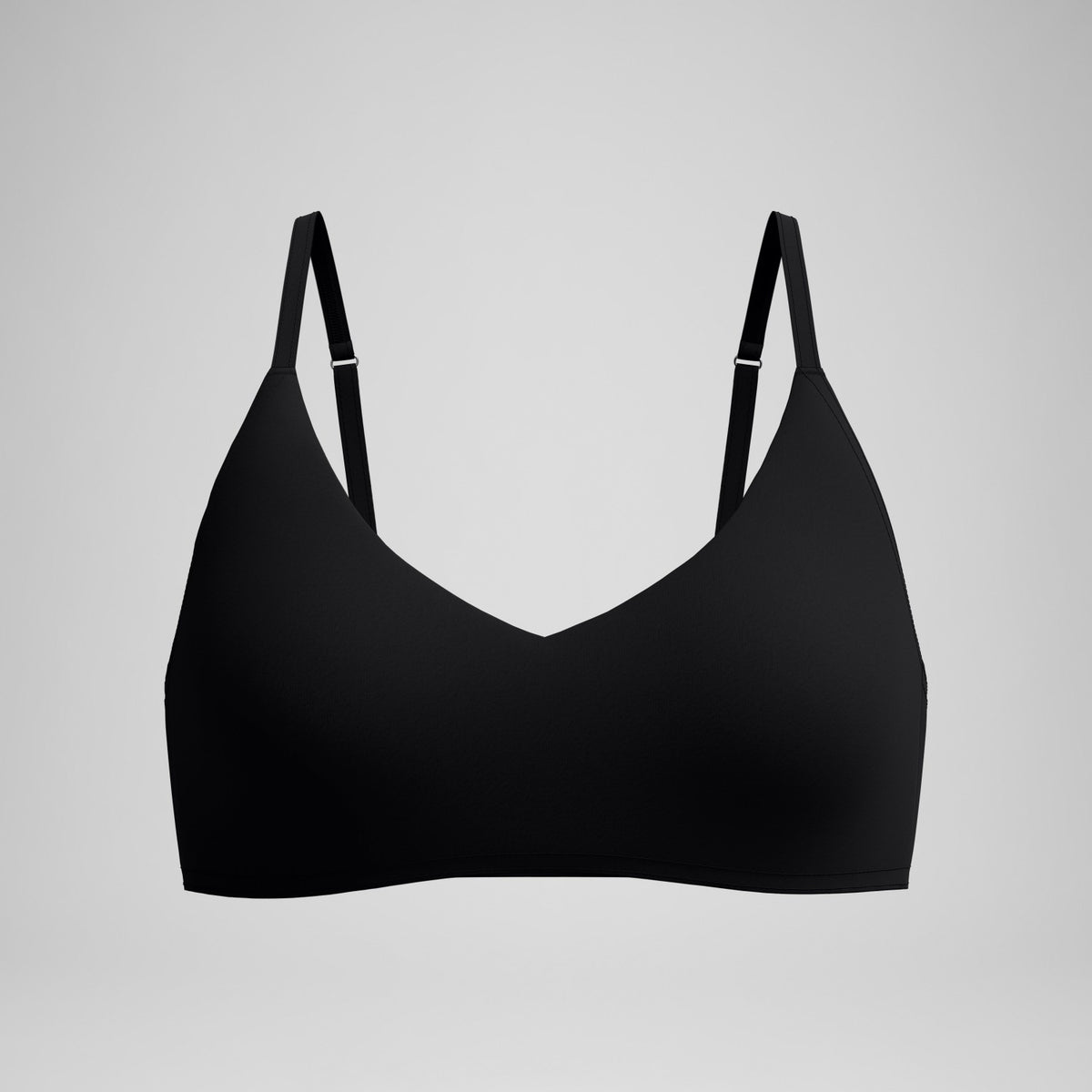 Solid Triangle Bikini Top Black | Speedo