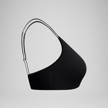 Solid Triangle Bikini Top Black | Speedo