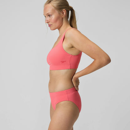 Textured Deep U-Back Bikini Coral | Speedo