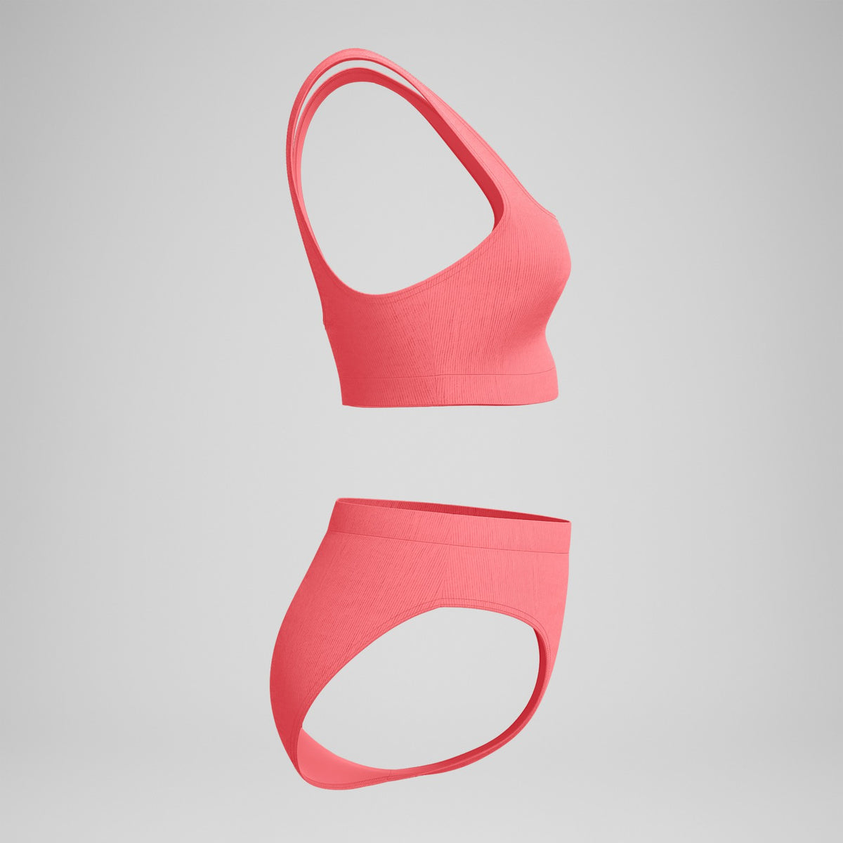 Textured Deep U-Back Bikini Coral | Speedo