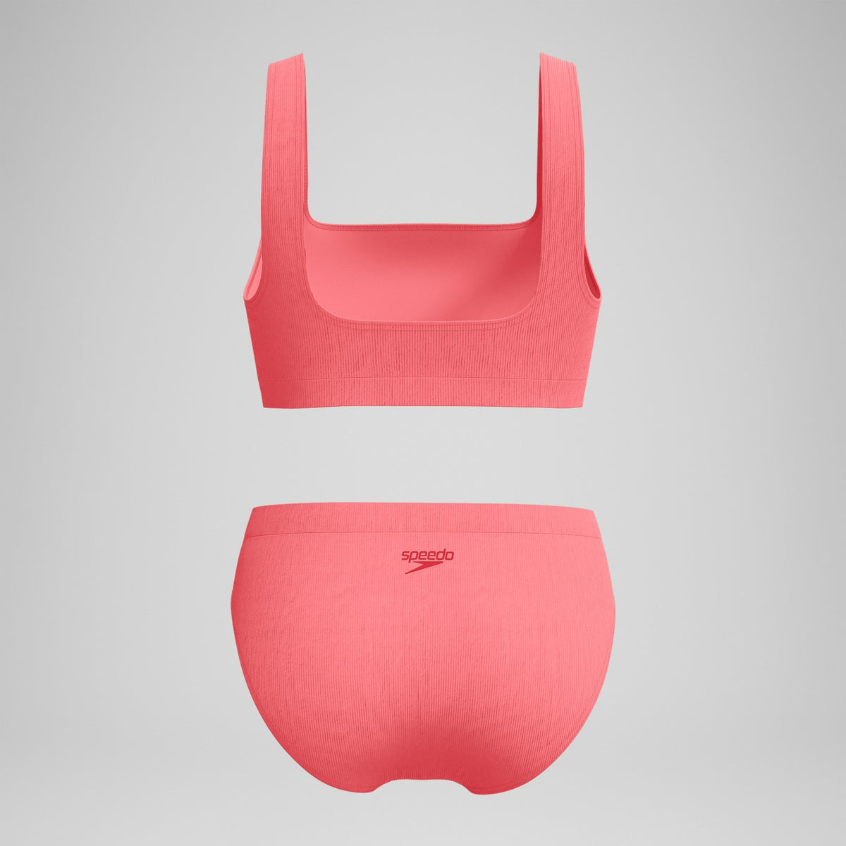 Textured Deep U-Back Bikini Coral | Speedo