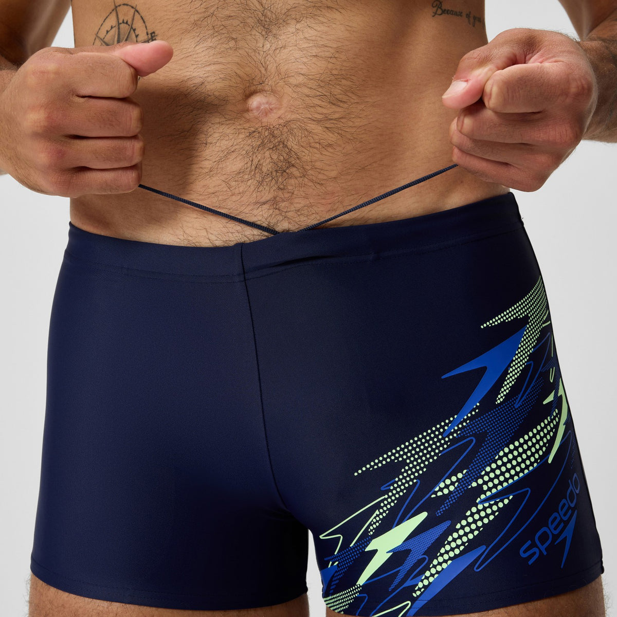 Medley Logo Aquashorts Navy/Blue | Speedo