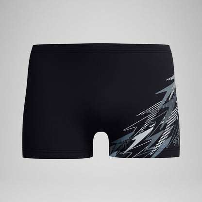Medley Logo Aquashorts Grey/Black | Speedo