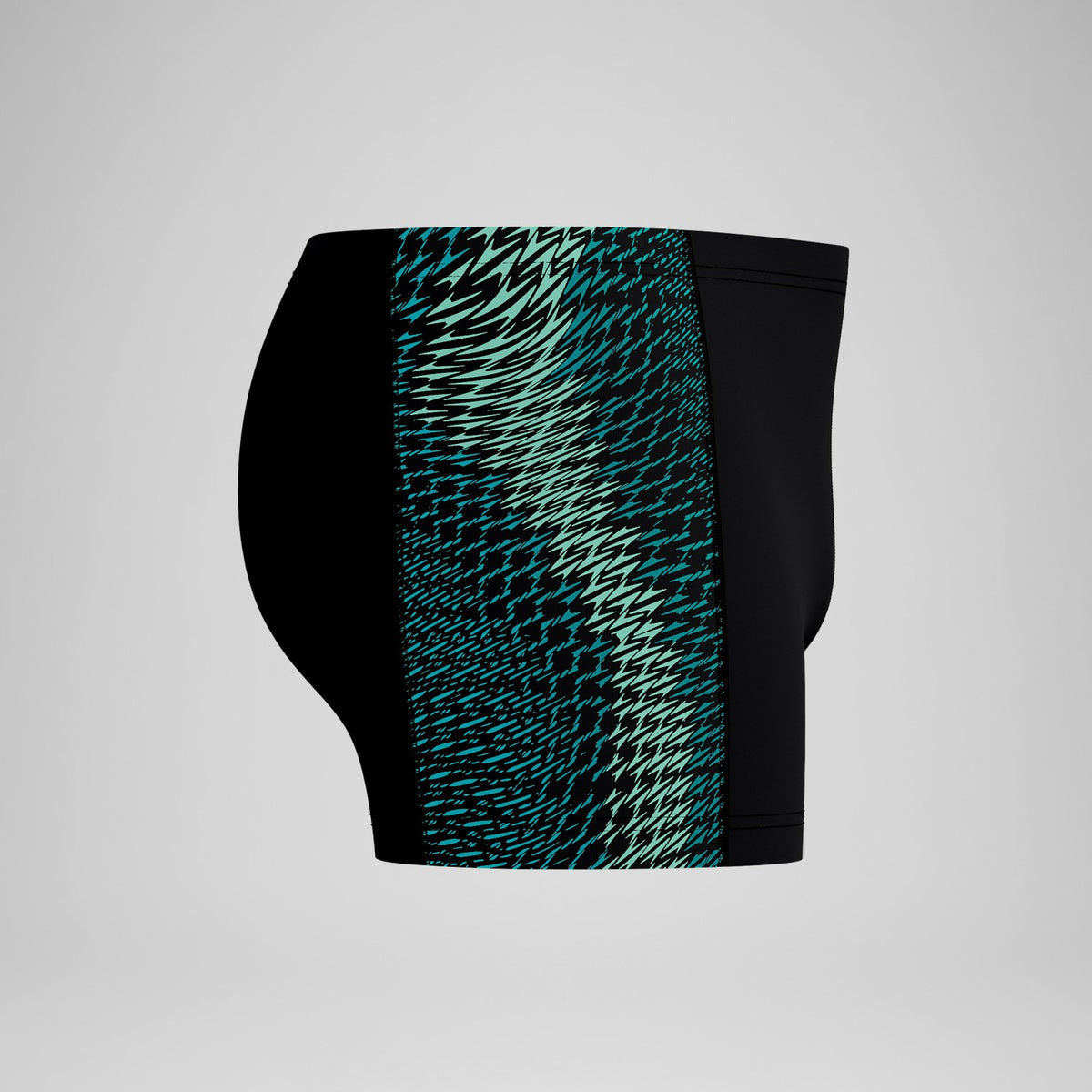 Endurance+ MAX Tech Panel Aquashorts Black/Turquoise | Speedo