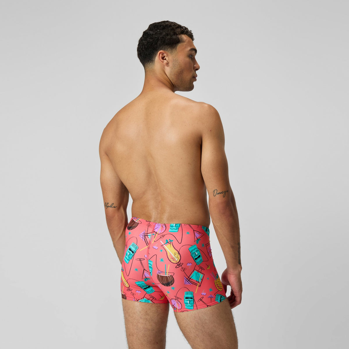 Print Beachstar Aquashorts Leg Pink | Speedo
