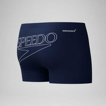 Endurance+ Logo Aquashorts Navy | Speedo