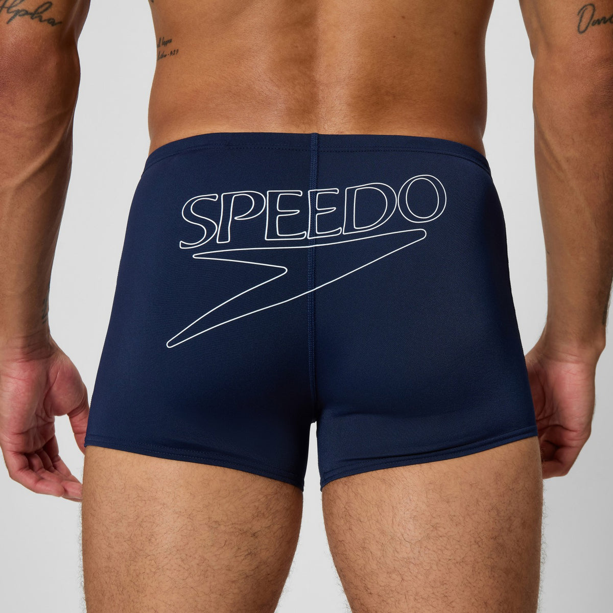 Endurance+ Logo Aquashorts Navy | Speedo