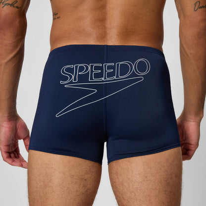 Endurance+ Logo Aquashorts Navy | Speedo