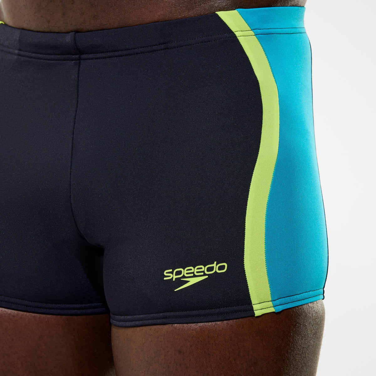 Hyperboom Splice Aquashorts Black/Turquoise | Speedo