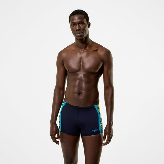 Hyperboom Splice Aquashorts Black/Green | Speedo