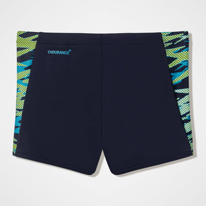 Hyperboom Splice Aquashorts Black/Green | Speedo