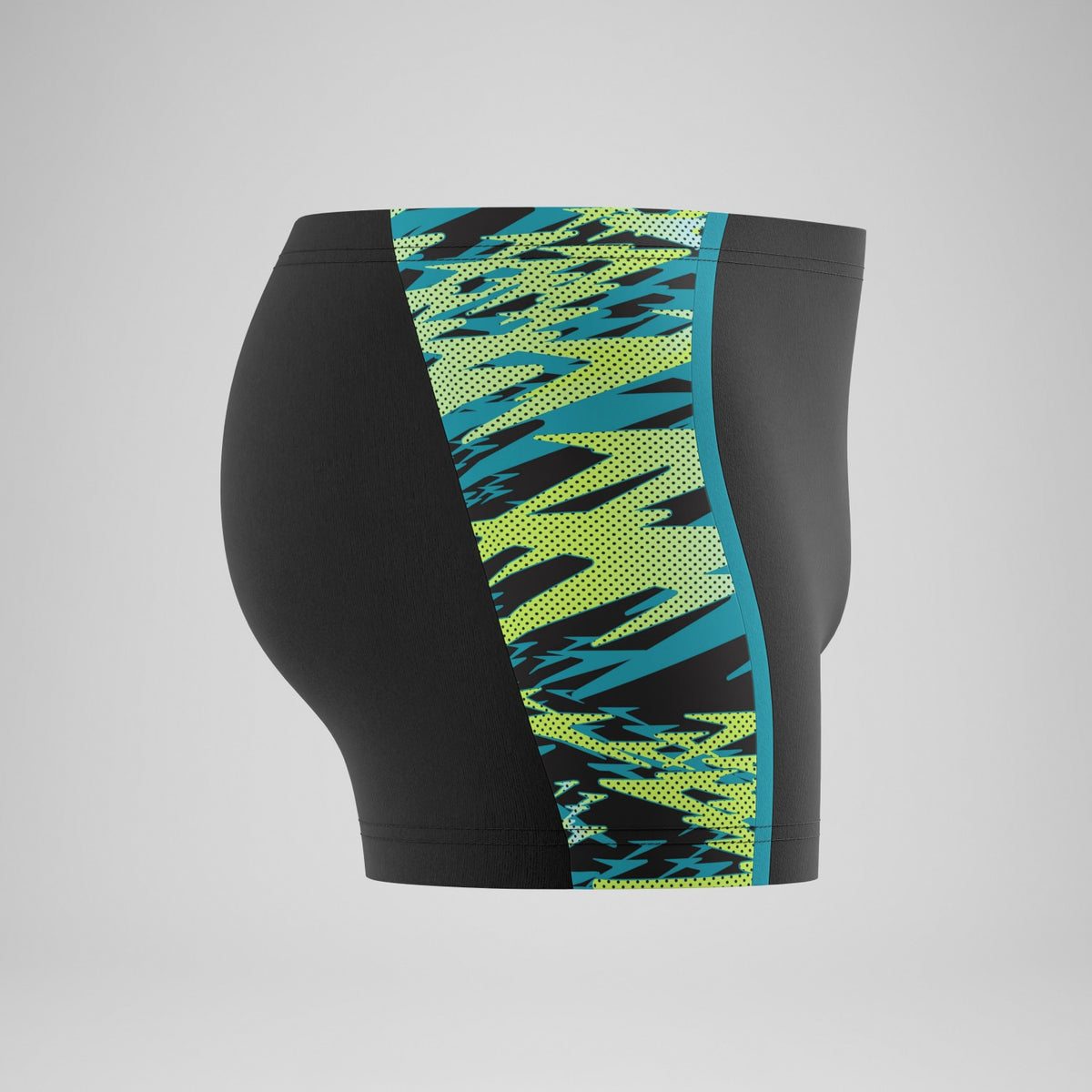 Hyperboom Splice Aquashorts Black/Green | Speedo