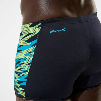 Hyperboom Splice Aquashorts Black/Green | Speedo