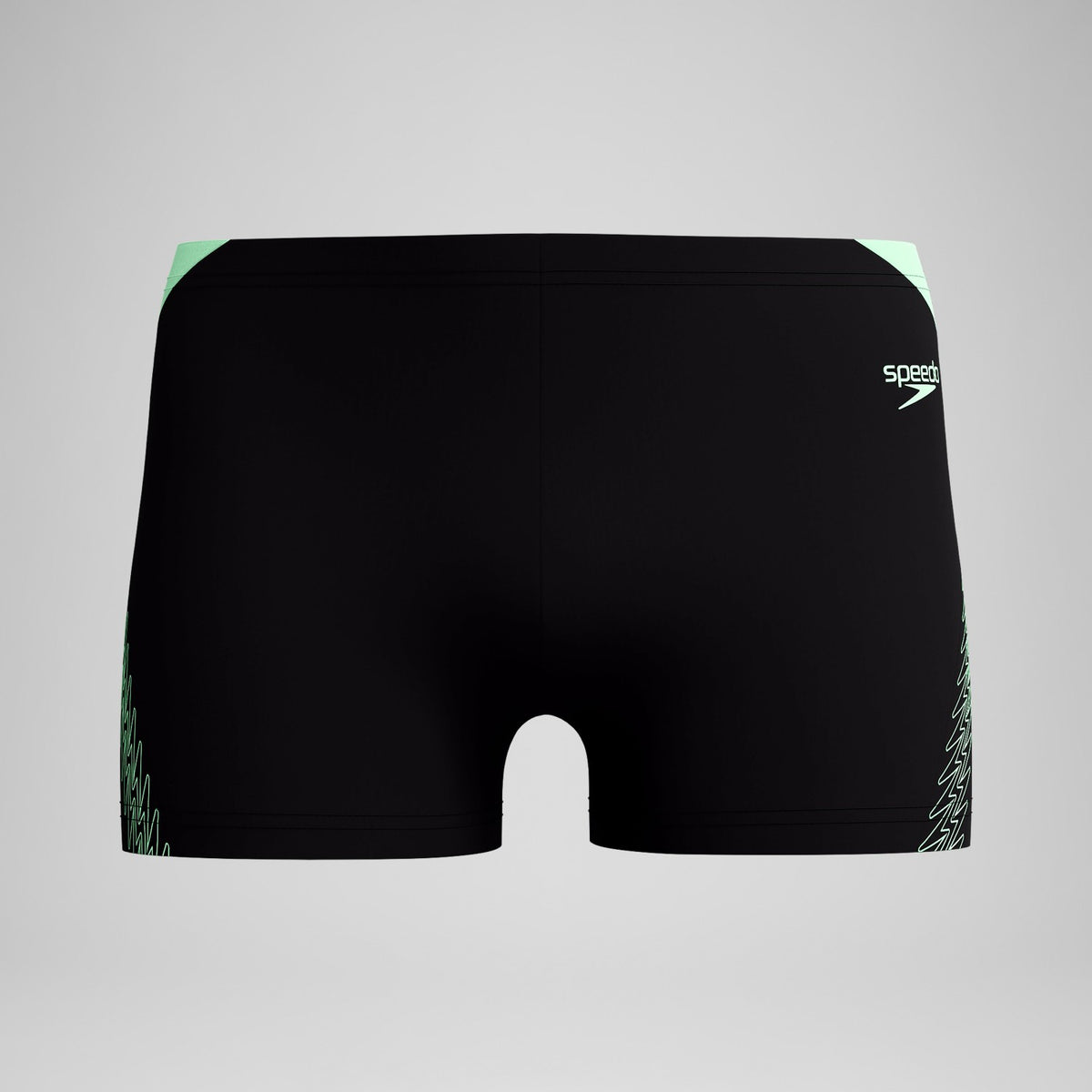 Hyperboom Splice Aquashorts Black/Green | Speedo