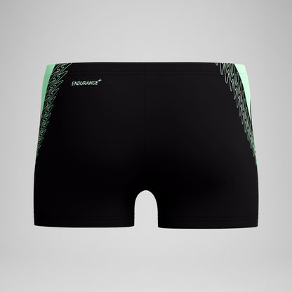 Hyperboom Splice Aquashorts Black/Green | Speedo