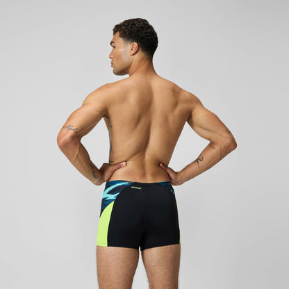 Endurance+ Max Splice Aquashorts Black/Yellow | Speedo