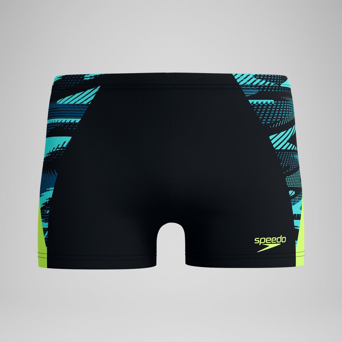 Endurance+ Max Splice Aquashorts Black/Yellow | Speedo