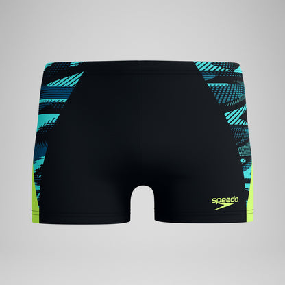 Endurance+ Max Splice Aquashorts Black/Yellow | Speedo