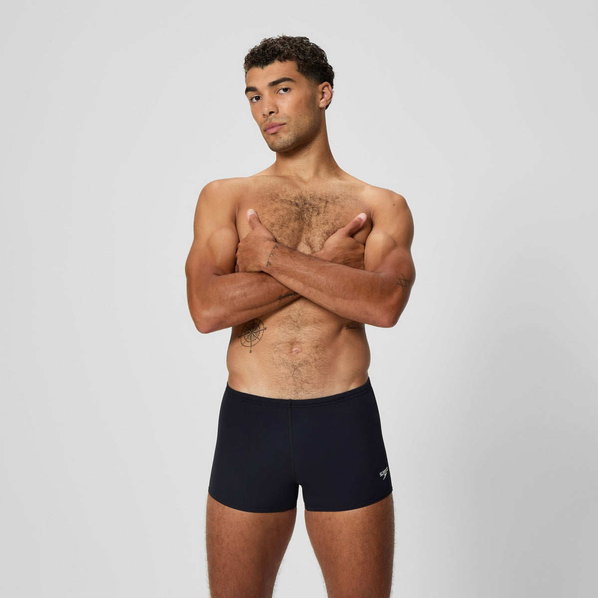 Endurance+ Logo Aquashorts Black | Speedo