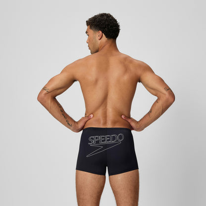 Endurance+ Logo Aquashorts Black | Speedo