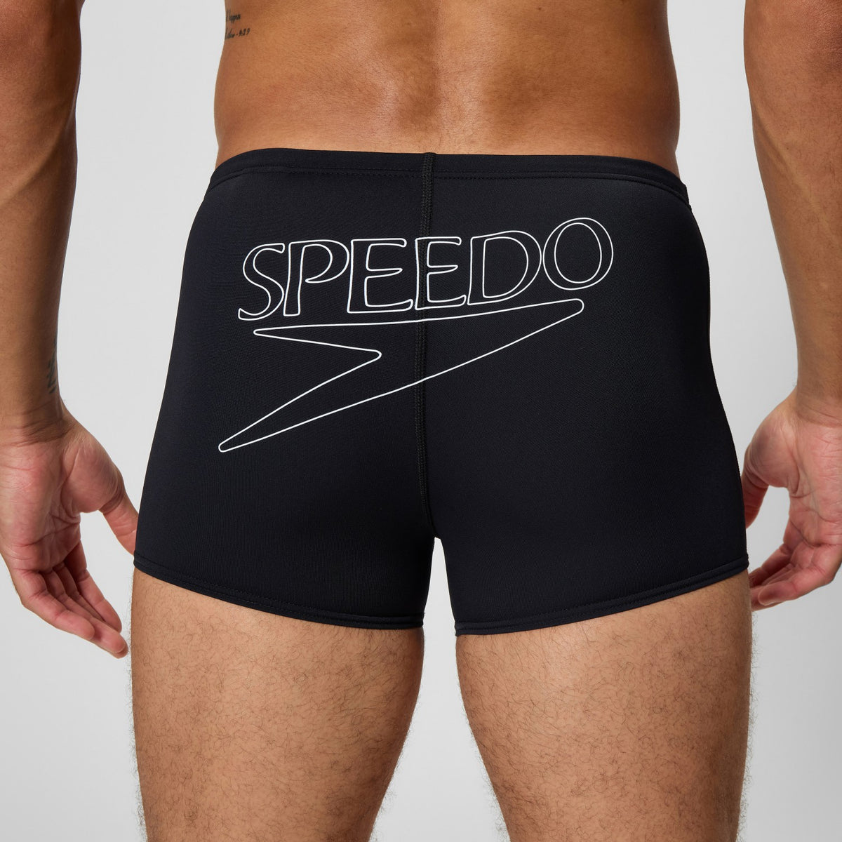 Endurance+ Logo Aquashorts Black | Speedo