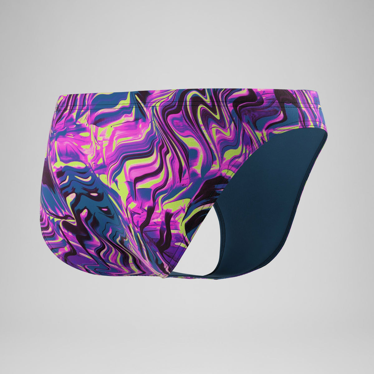 Club Training Printed Brief Pink/Navy | Speedo