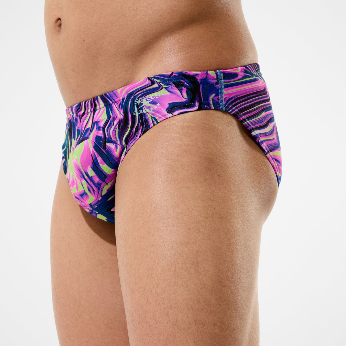 Club Training Printed Brief Pink/Navy | Speedo