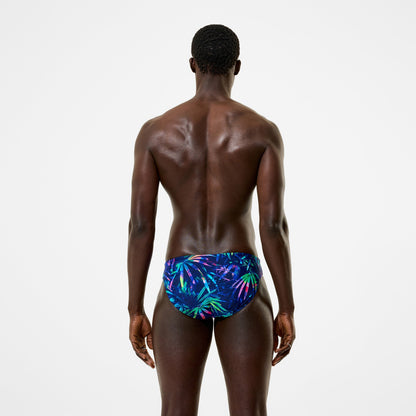 The Speedo Printed Briefs Navy | Speedo
